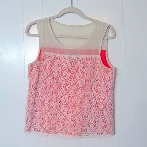 Marc Jacobs lace overlay top